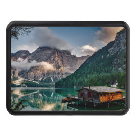 Landskapsfoto i italienska bergen Sjö Skydd För Dragkrok