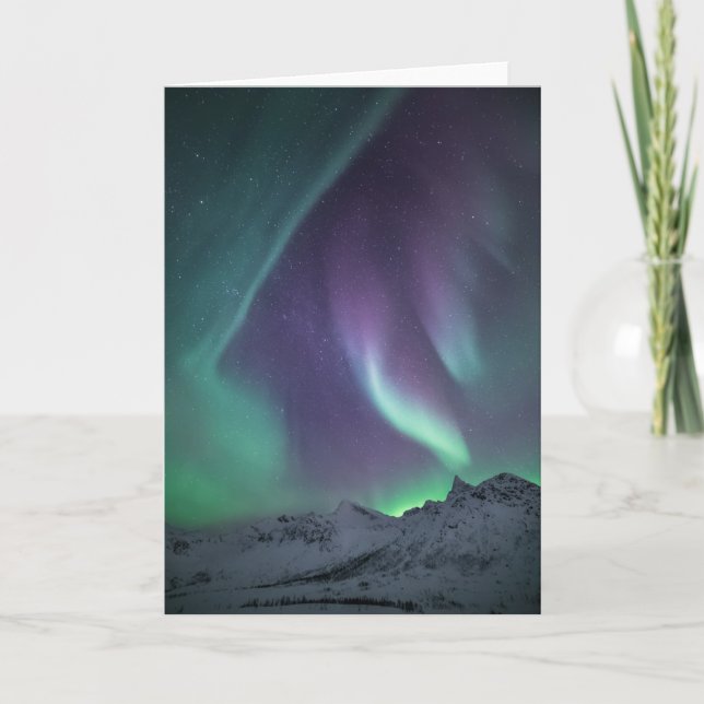 Landskapsfoto i norra Ljus Kort (Framsida)