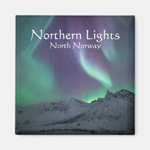 Landskapsfoto i norra Ljus Magnet