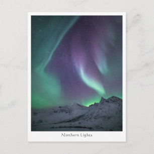 Landskapsfoto i norra Ljus Vykort