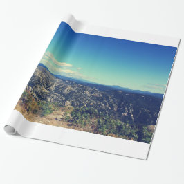 Landskapsfoto i vintage stil presentpapper