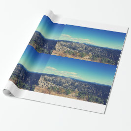 Landskapsfoto i vintage stil presentpapper