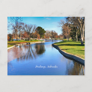 Landskapsfotografi från Hastings, Nebraska Vykort