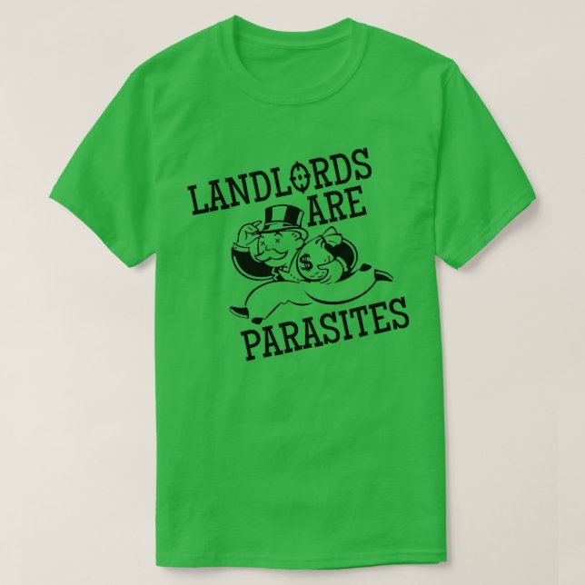 Landskapsherrarna är parasiter t shirt (Design framsida)