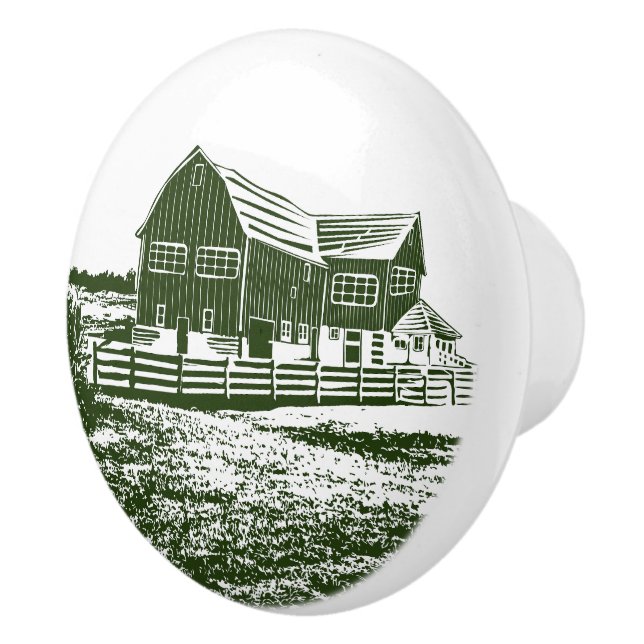 Landskapshus i landskapet stil knopp (Höger)