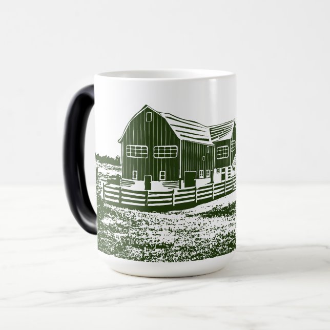 Landskapshus i landskapet stil magisk mugg (Framsida vänster)
