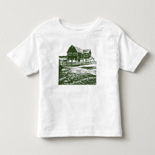 Landskapshus i landskapet stil t shirt