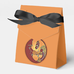 Landskapsknapp - Kokopelli Måne Feather 1 Presentaskar