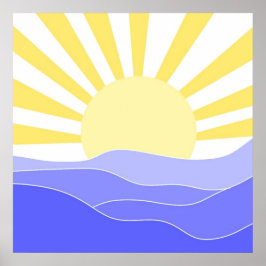 landskapskonst abstrakt poster