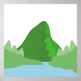 landskapskonst abstrakt poster