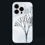 Landskapskonst för Winter Snö<br><div class="desc">En snöslandscen med träd. Originalkonst av Nic Squirrell.</div>