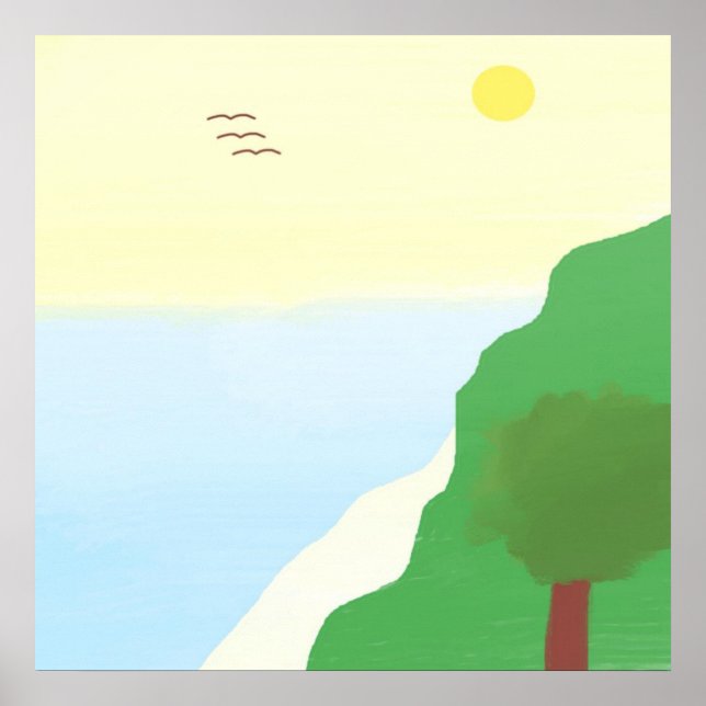 landskapskonst poster (Framsidan)