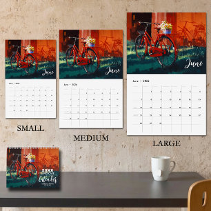 Landskapsmålningar MEDIUM storlek Kalender