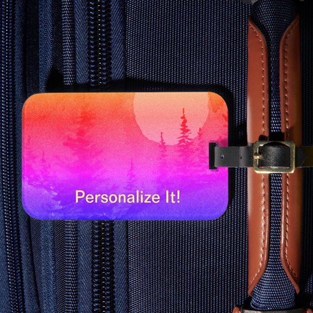 Landskapsmärke för landskapsbagage i land bagagebricka (Framsida Insitu 4)