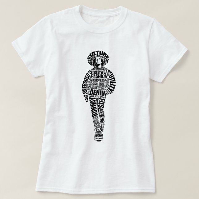 Landskapsmodemodel T-shirt (Design framsida)