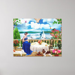 Landskapstyp Bergarnas kattkattungar hund Poste Canvastryck