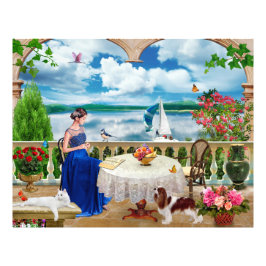 Landskapstyp Bergarnas kattkattungar hund Poste Fototryck