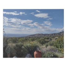 Landskapsvy från Sandia-bergen tryck