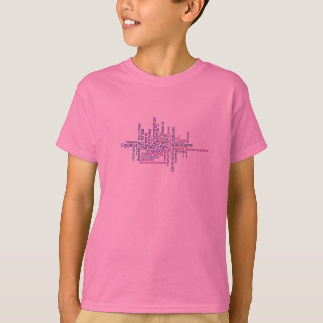 Landskjorta för ungar 86 tee shirt (Framsida)