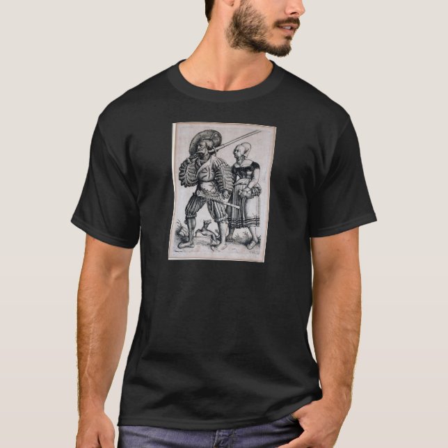 Landsknecht och fru tee shirt (Framsida)