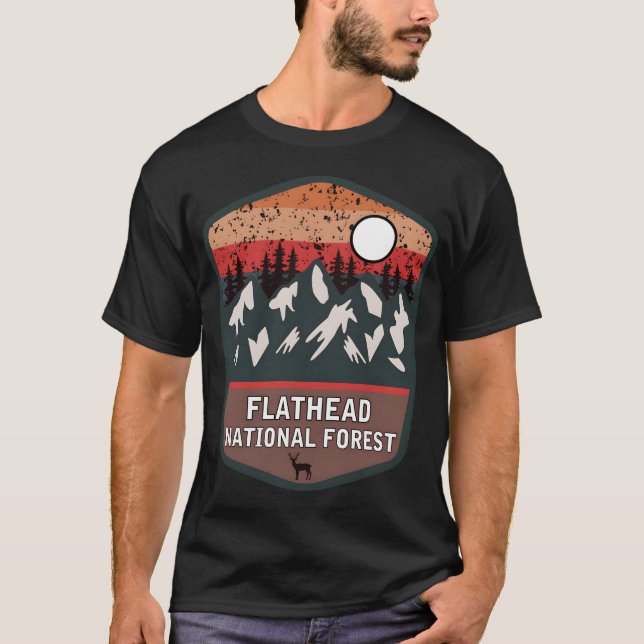 Landskog av Flathead T Shirt (Framsida)