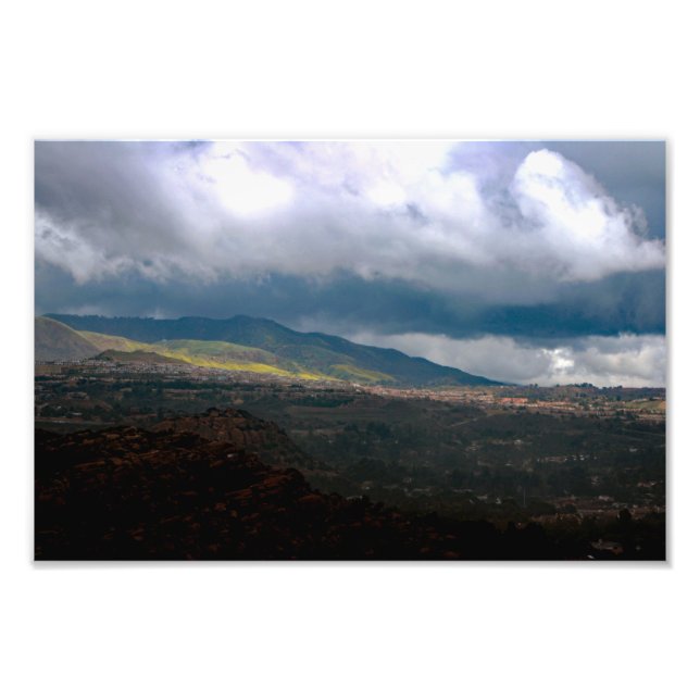 Landsparken i Santa Susana Pass Fototryck (Framsidan)