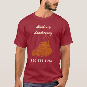 Landsskapsläggning av Gräsmatta - Personlig T Shirt