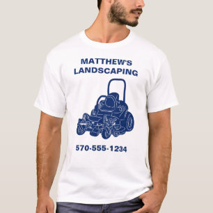 Landsskapsläggning av Gräsmatta - Personlig T Shirt