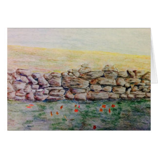 Landstenvägg Hälsningskort