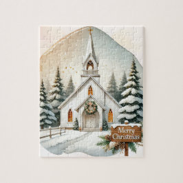 Landsvit chapel | God jul Pussel