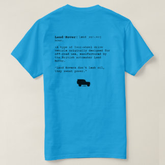Landtäckesdefinition T Shirt