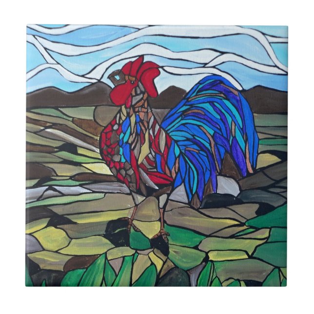 Landtupp Kakelplatta (Framsidan)