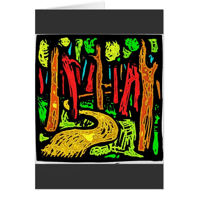 Landväg Hälsningskort (Framsidan)