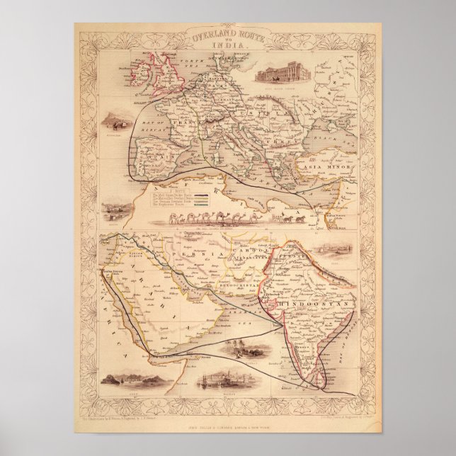 Landväg till Indien Poster (Framsidan)