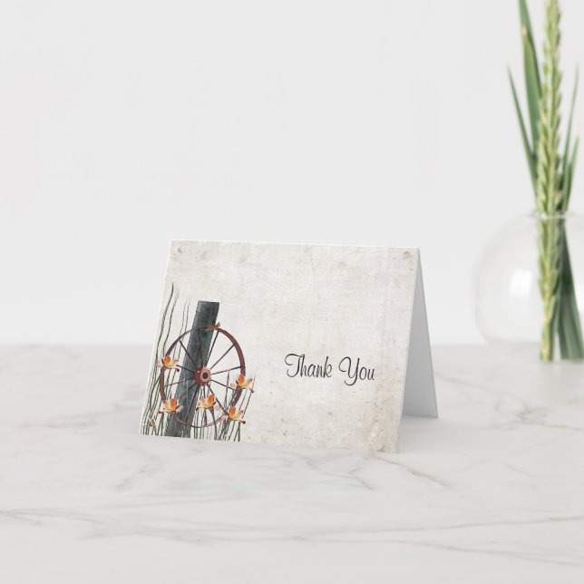 Landvagnen rullar - tack kort (Framsida)