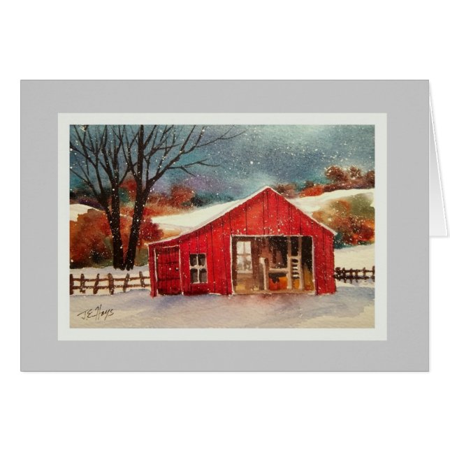 Landvinter Hälsningskort (Framsidan Horizontal)