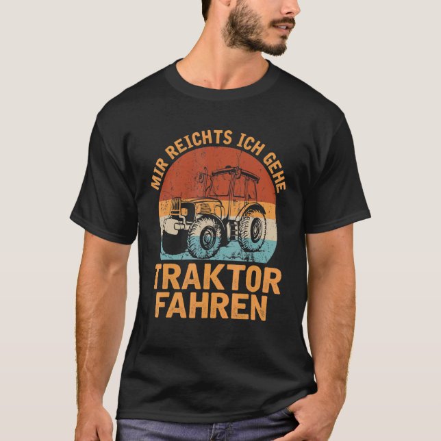 Landwirt Tractor Agricultural Sayed Bauer Tractor T Shirt (Framsida)