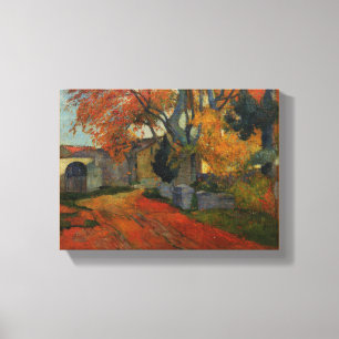 Lane i Alchamps Arles av Paul Gauguin Canvastryck