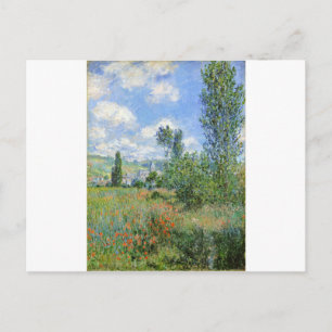 Lane i vallmofälten - Claude Monet Vykort