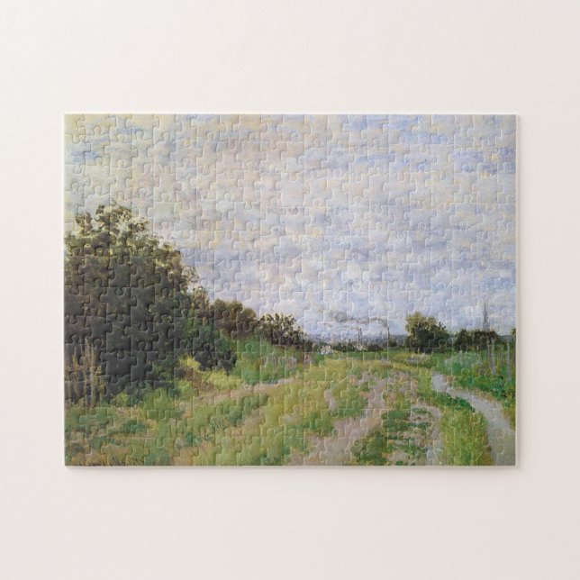 Lane i Vineyards Argenteuil Monet Fine Art Pussel (Horisontell)