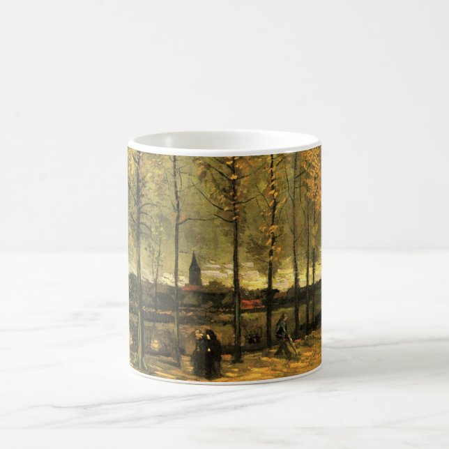 Lane med Poplars av Vincent van Gogh Kaffemugg (Center)