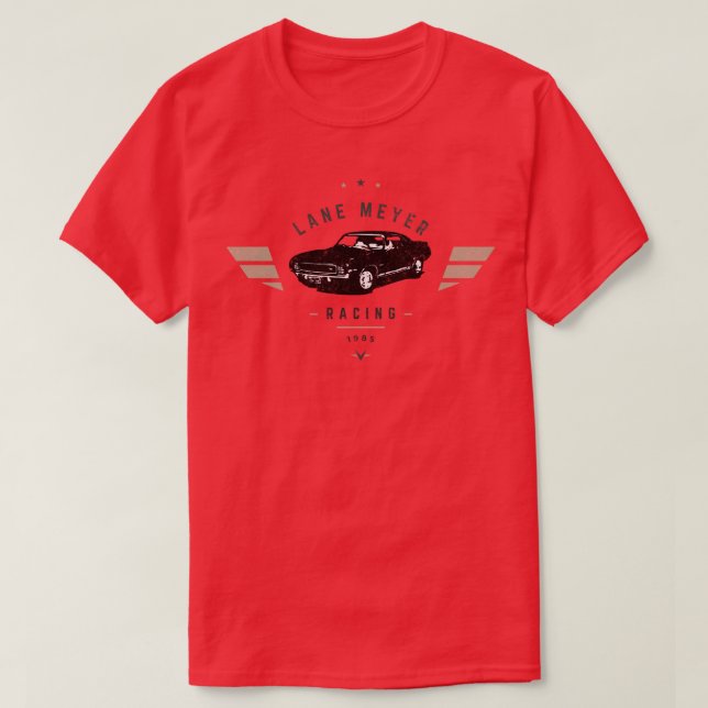 Lane Meyer Tävla 1985 vintage T Shirt (Design framsida)
