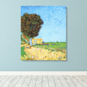 Lane Near Arles av Vincent van Gogh Canvastryck