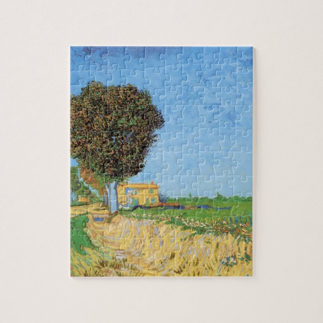 Lane Near Arles av Vincent van Gogh Pussel (Vertikal)