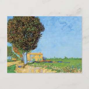 Lane Near Arles av Vincent van Gogh Vykort