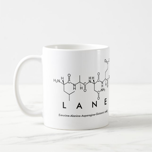 Lane peptide namn mugg (Vänster)
