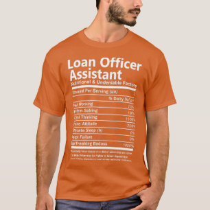 Låneansvarig assistent för näringsverksamhet och o t shirt