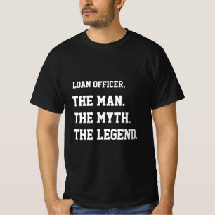 Låneansvarig för mannen, myten om förklaringen t shirt