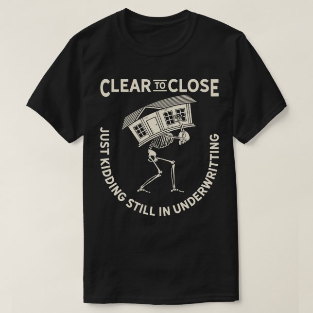 Lånehandläggare ger hypoteksmäklare Lo T Shirt (Design framsida)