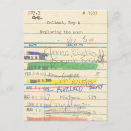 Lånekort 3503 som undersöker månen vykort